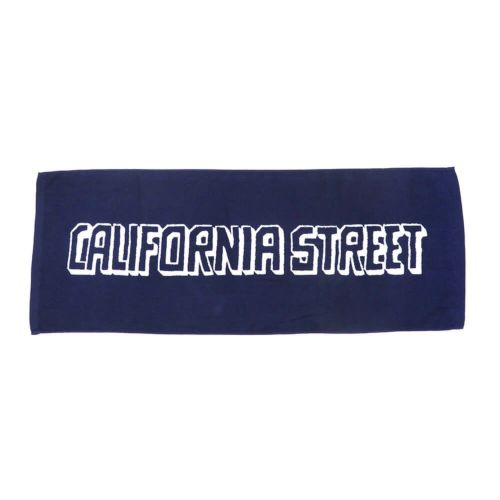 【購入金額 20,000円 以上で 1円】CALIFORNIA STREET TOWEL カリフォルニアストリート タオル ESOW BLOCK LOGO NAVY スケートボード スケボー