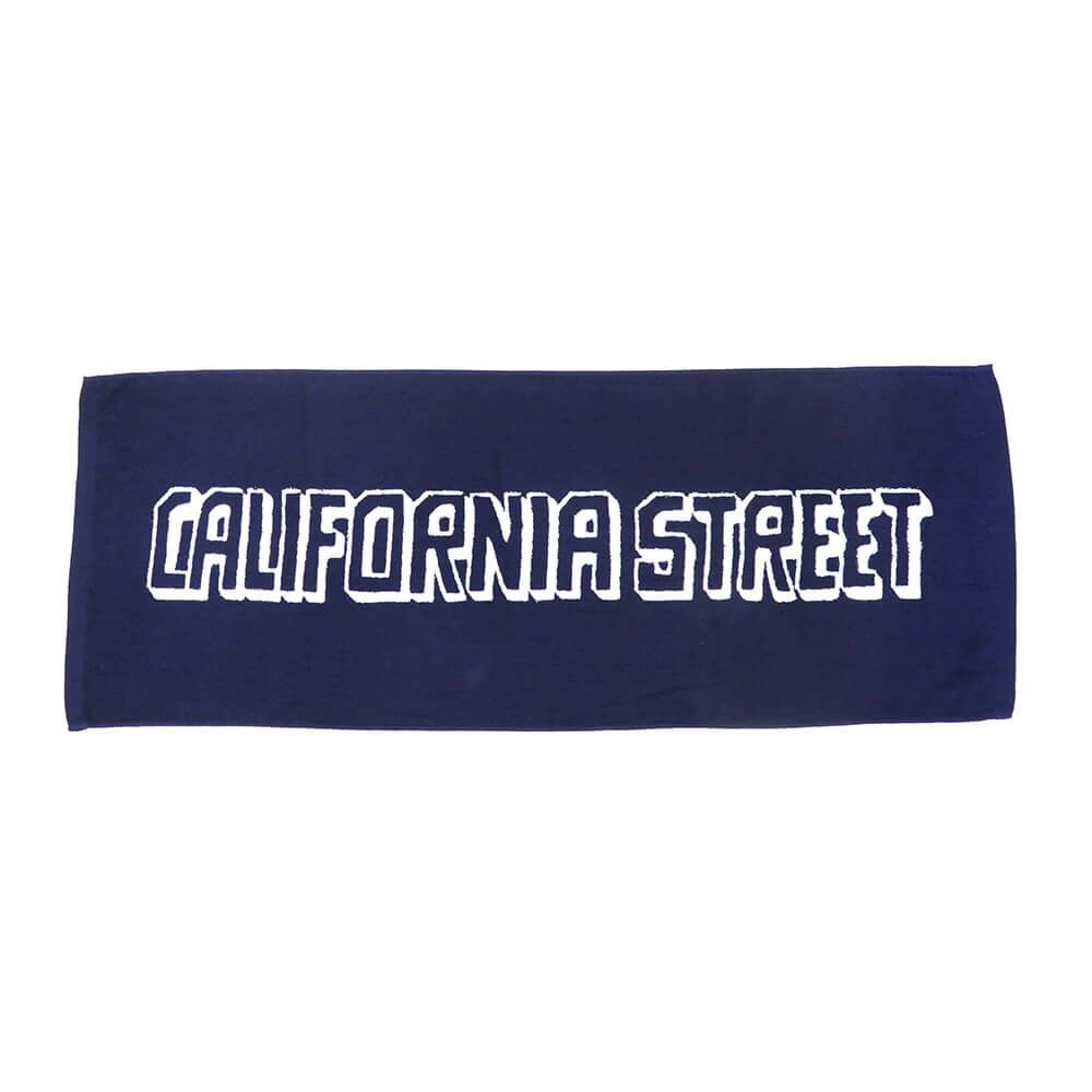 【購入金額 20,000円 以上で 1円】CALIFORNIA STREET TOWEL カリフォルニアストリート タオル ESOW BLOCK LOGO NAVY スケートボード スケボー