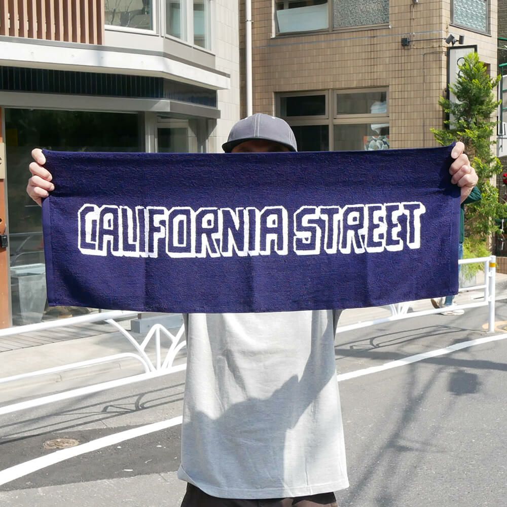 【購入金額 20,000円 以上で 1円】CALIFORNIA STREET TOWEL カリフォルニアストリート タオル ESOW BLOCK LOGO NAVY スケートボード スケボー 03