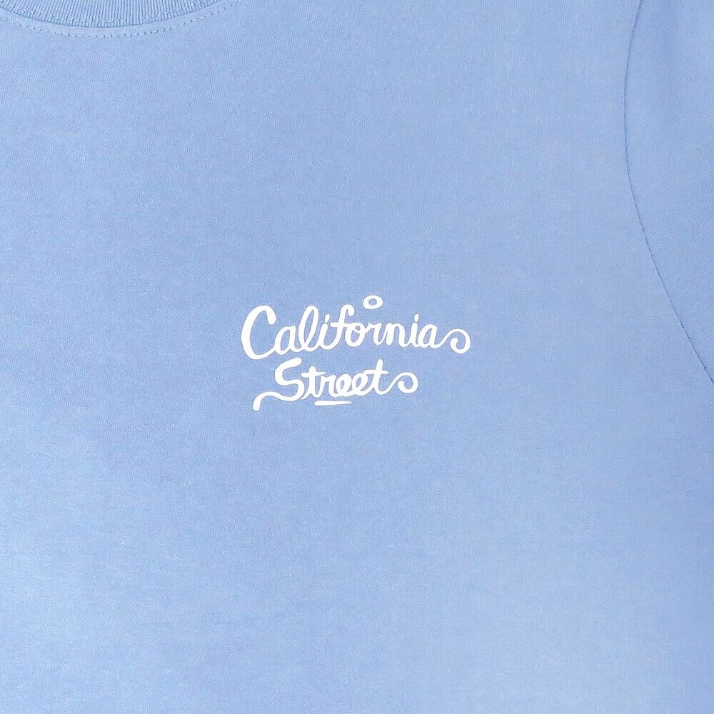 CALIFORNIA STREET LONG SLEEVE カリフォルニアストリート ロングスリーブTシャツ HUNTING by ESOW ACID BLUE スケートボード スケボー 02