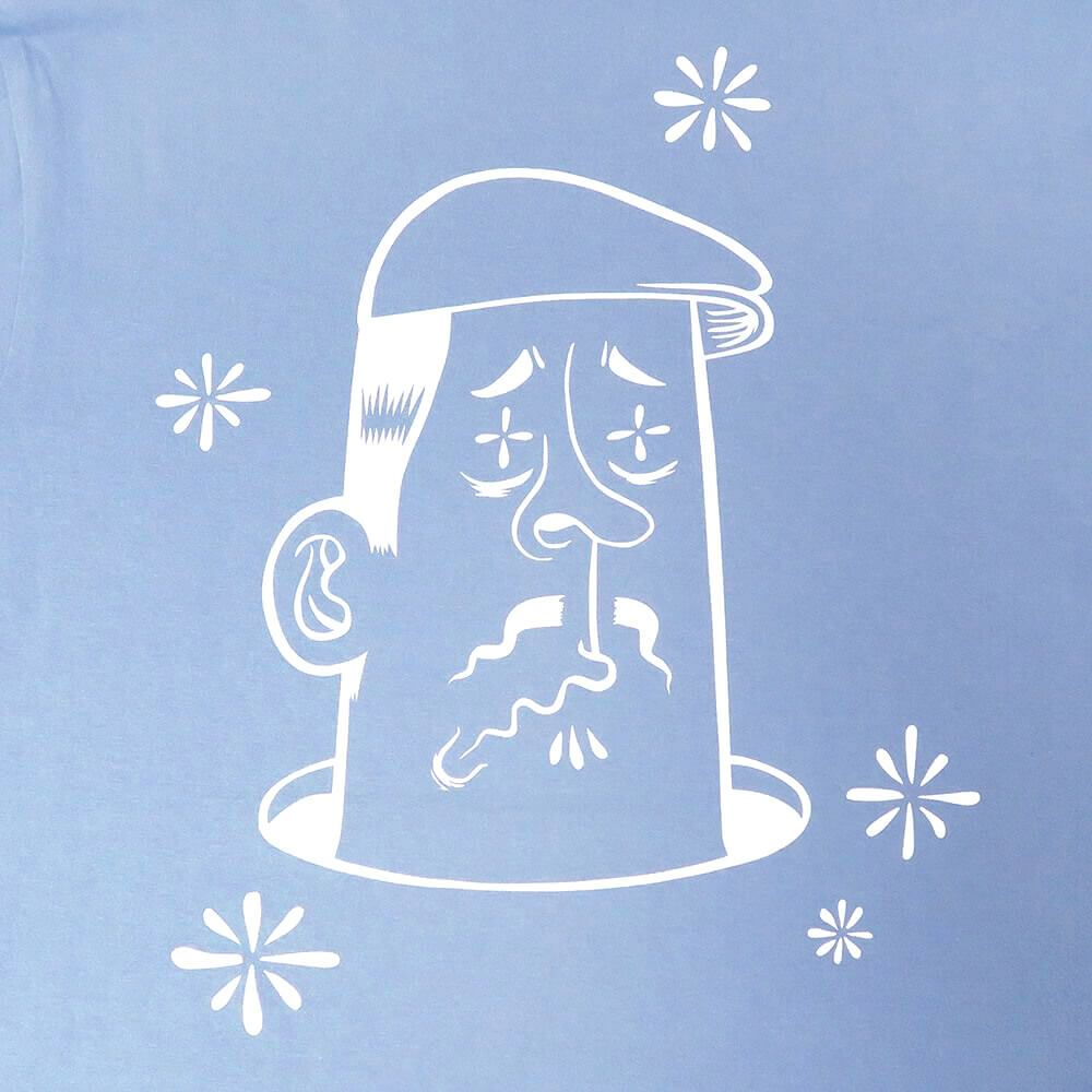 CALIFORNIA STREET LONG SLEEVE カリフォルニアストリート ロングスリーブTシャツ HUNTING by ESOW ACID BLUE スケートボード スケボー 03