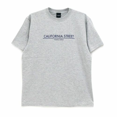 【購入金額 50,000円 以上で 1円】CALIFORNIA STREET T-SHIRT カリフォルニアストリート Tシャツ LOGO BAR GREY スケートボード スケボー