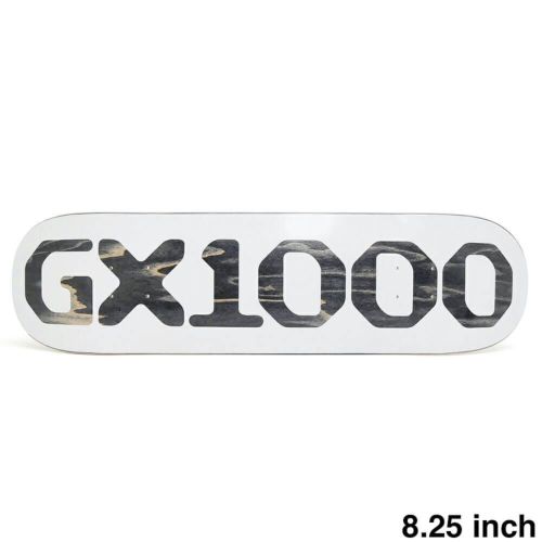 GX1000 DECK ジーエックス1000 デッキ TEAM OG LOGO WHITE 8.25 スケートボード スケボー