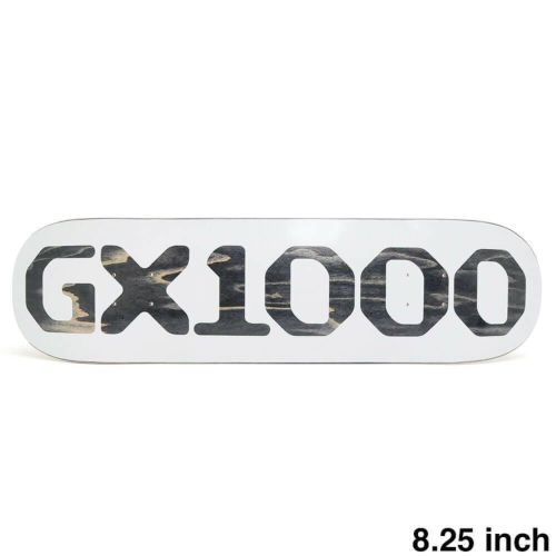 GX1000 DECK ジーエックス1000 デッキ TEAM OG LOGO WHITE 8.25 スケートボード スケボー