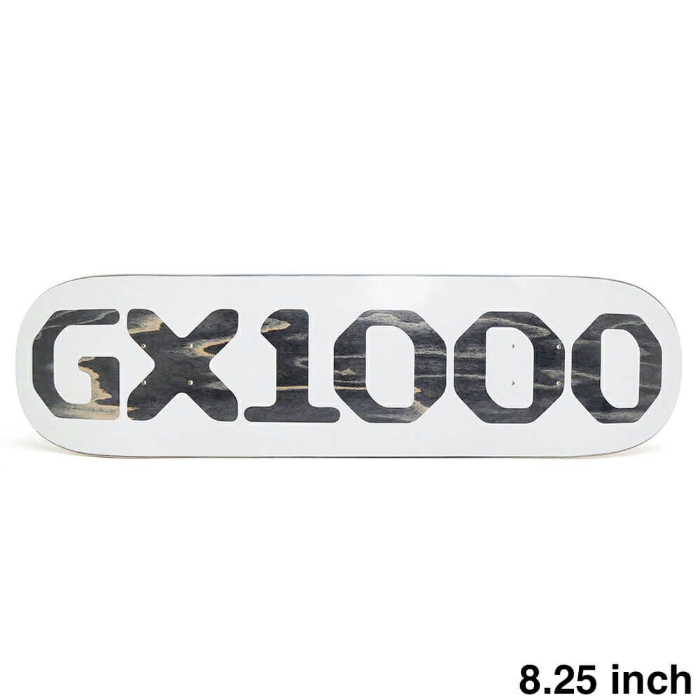 GX1000 DECK ジーエックス1000 デッキ TEAM OG LOGO WHITE 8.25 スケートボード スケボー