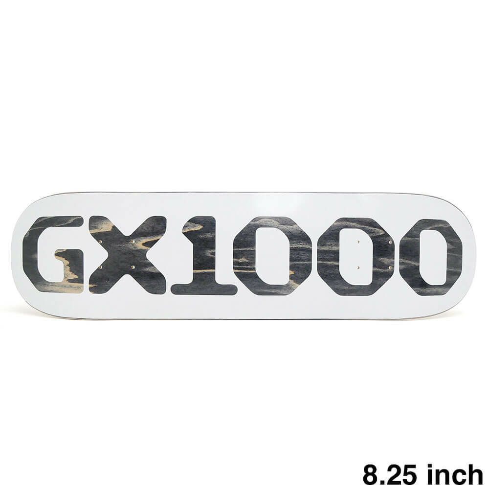 GX1000 DECK ジーエックス1000 デッキ TEAM OG LOGO WHITE 8.25 スケートボード スケボー