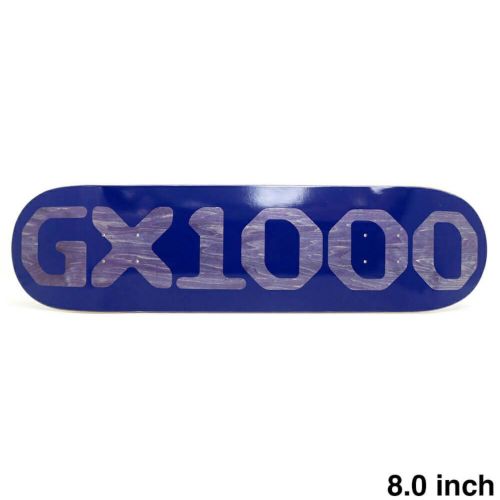 GX1000 DECK ジーエックス1000 デッキ TEAM OG LOGO BLUE 8.0 スケートボード スケボー