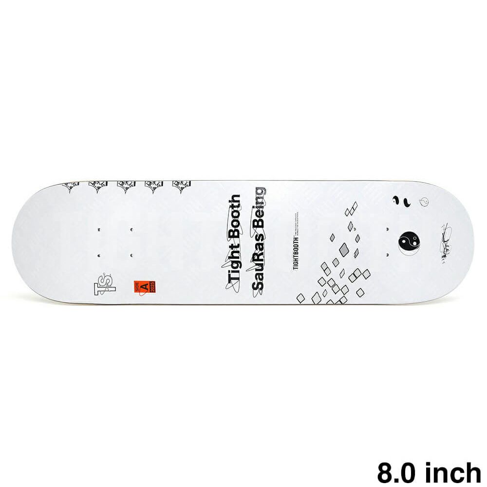 TIGHTBOOTH（TBPR）DECK タイトブース デッキ TEAM TIGHTBOOTH x SAURAS BEING 8.0 スケートボード スケボー