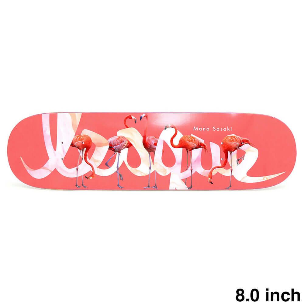 LESQUE DECK レスケ デッキ MANA SASAKI FLAMINGO GRACE 8.0 スケートボード スケボー