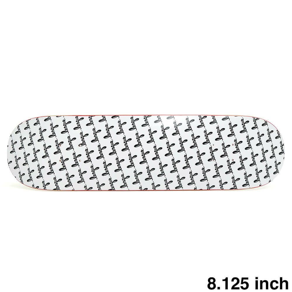 LESQUE DECK レスケ デッキ TEAM CLASSIC WHITE MONOGRAM 8.125 スケートボード スケボー