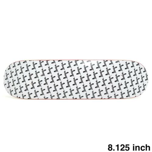 LESQUE DECK レスケ デッキ TEAM CLASSIC WHITE MONOGRAM 8.125 スケートボード スケボー