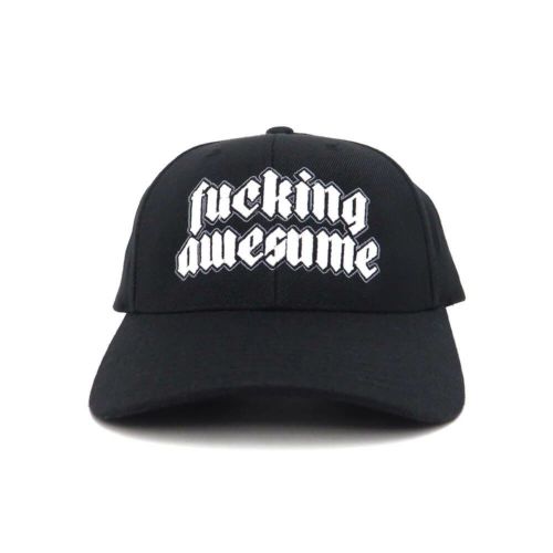  FUCKING AWESOME CAP ファッキンオーサム キャップ NIGHTMARE SNAPBACK BLACK スケートボード スケボー 1