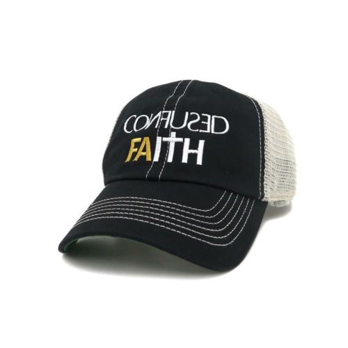 FUCKING AWESOME MESH CAP ファッキンオーサム メッシュキャップ CONFUSED FAITH TRUCKER BLACK/BEIGE スケートボード スケボー 