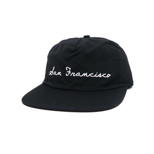 GX1000 CAP ジーエックス1000 キャップ CURSIVE SF SNAPBACK BLACK スケートボード スケボー 