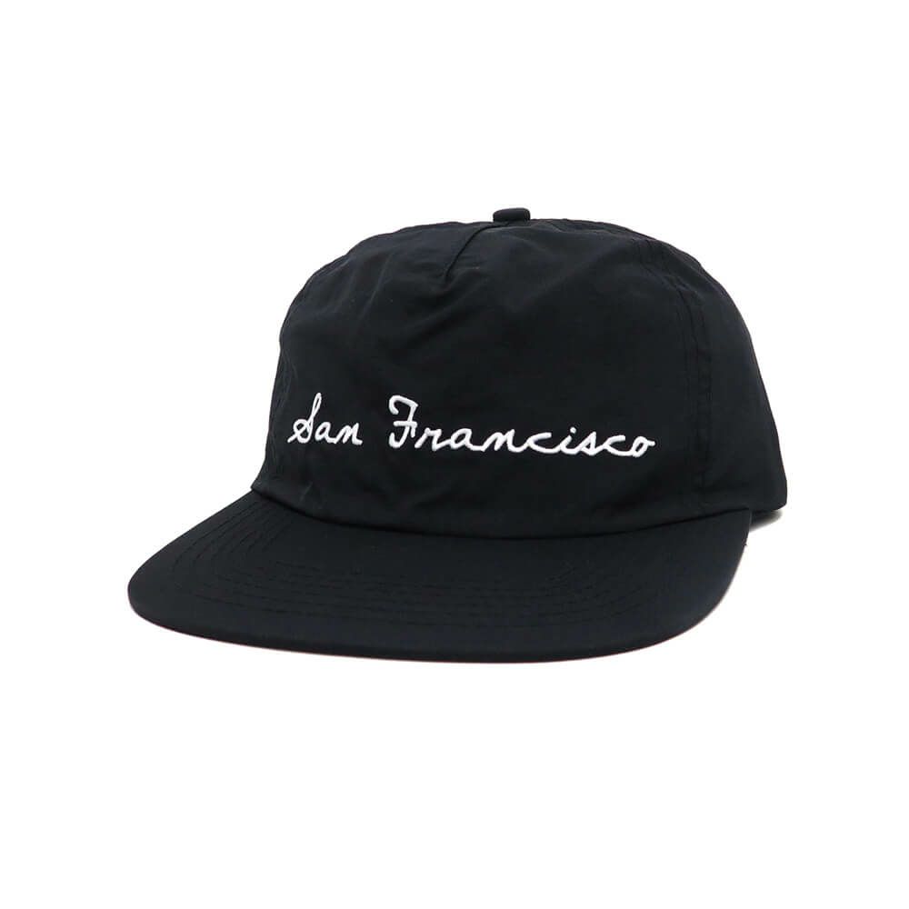 GX1000 CAP ジーエックス1000 キャップ CURSIVE SF SNAPBACK BLACK スケートボード スケボー 