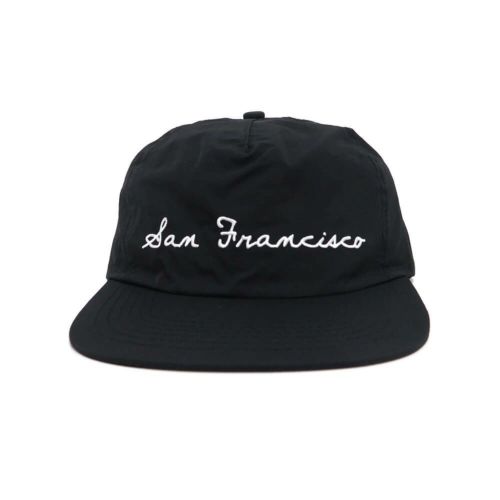 GX1000 CAP ジーエックス1000 キャップ CURSIVE SF SNAPBACK BLACK スケートボード スケボー 1