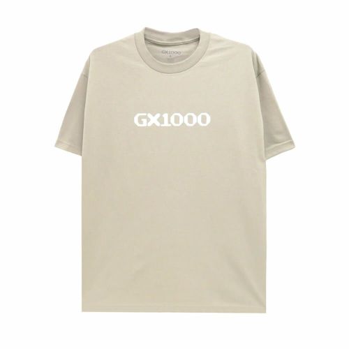 GX1000 T-SHIRT ジーエックス1000 Tシャツ OG LOGO SAND スケートボード スケボー 