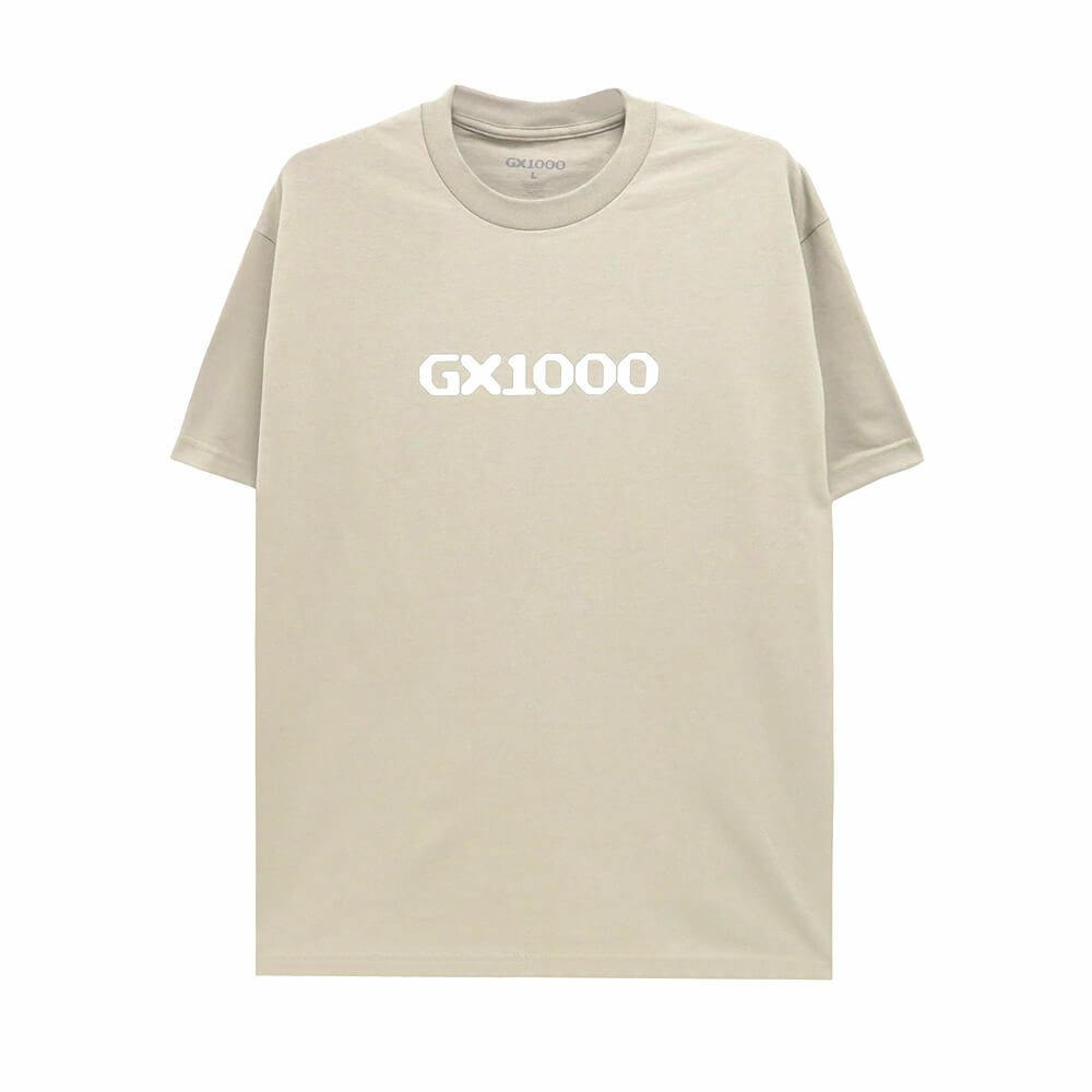 GX1000 T-SHIRT ジーエックス1000 Tシャツ OG LOGO SAND スケートボード スケボー 