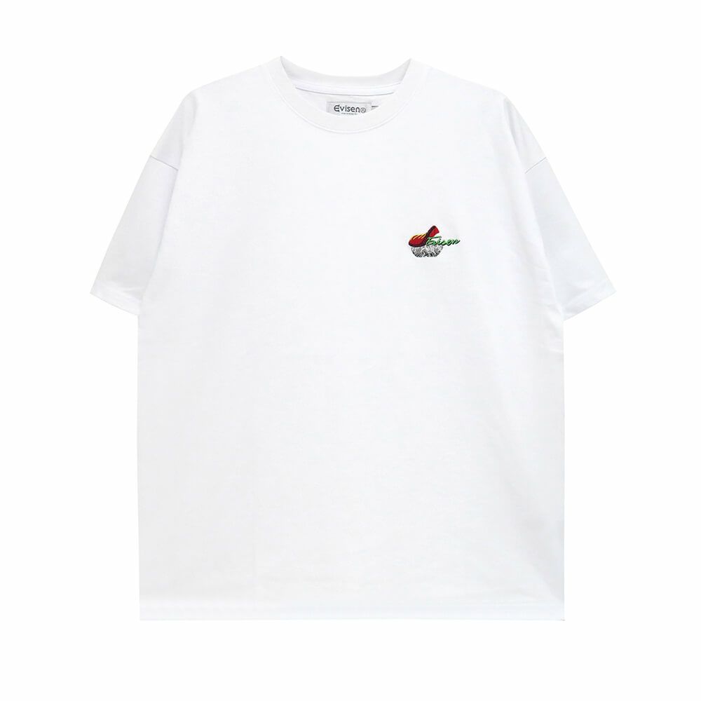 EVISEN T-SHIRT エビセン Tシャツ SUSHI V2 WHITE スケートボード スケボー 