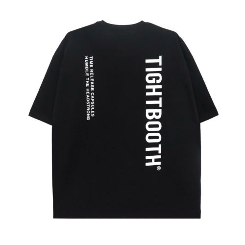 TIGHTBOOTH（TBPR）T-SHIRT タイトブース Tシャツ TIGHTBOOTH x SAURAS BEING BLACK スケートボード スケボー 