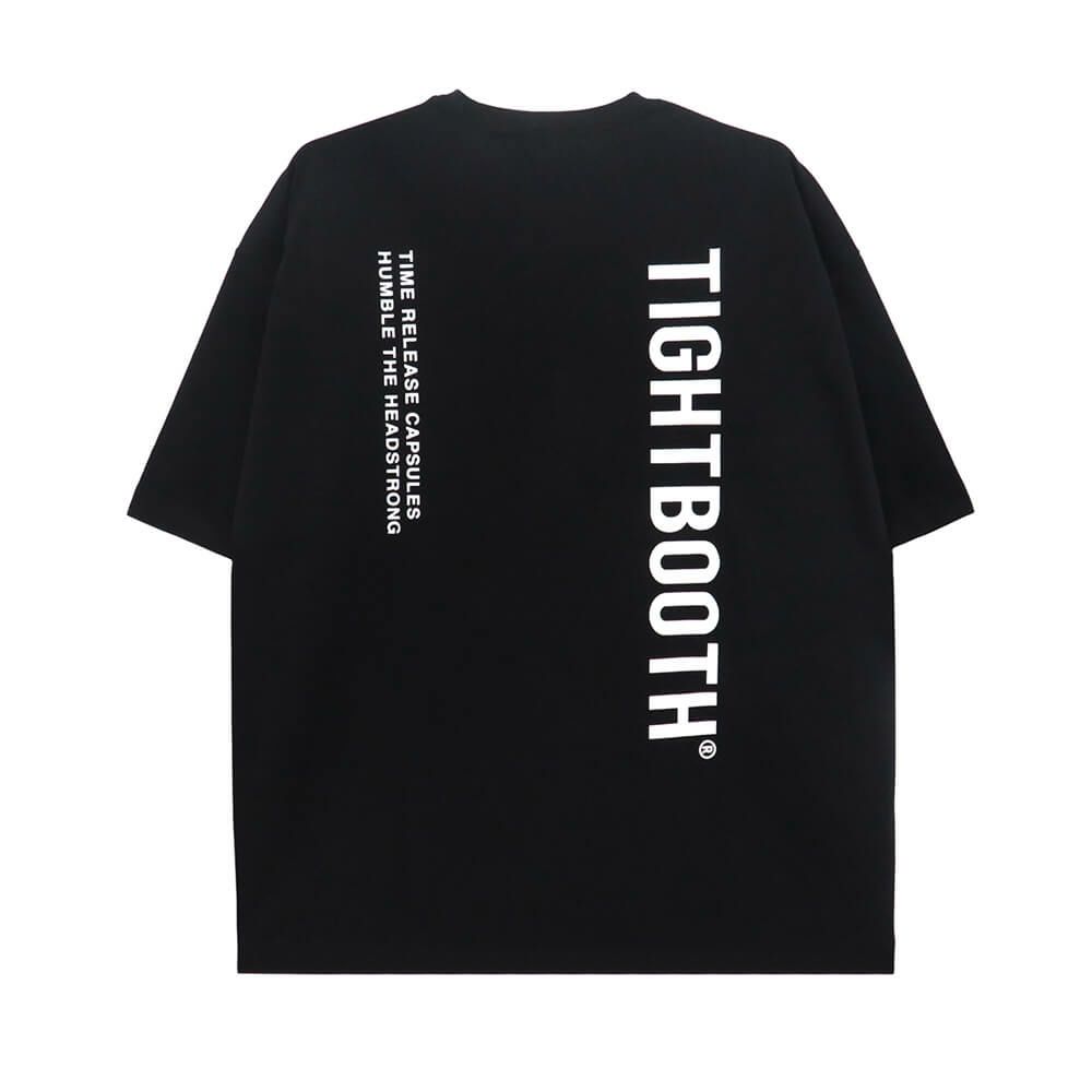 TIGHTBOOTH（TBPR）T-SHIRT タイトブース Tシャツ TIGHTBOOTH x SAURAS BEING BLACK スケートボード スケボー 