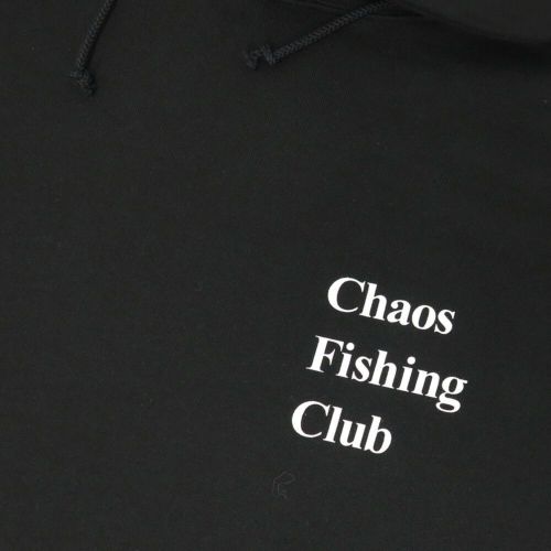 CHAOS FISHING CLUB HOOD カオスフィッシングクラブ パーカー THE ORIGINAL FISHING GIRL BLACK スケートボード スケボー 2