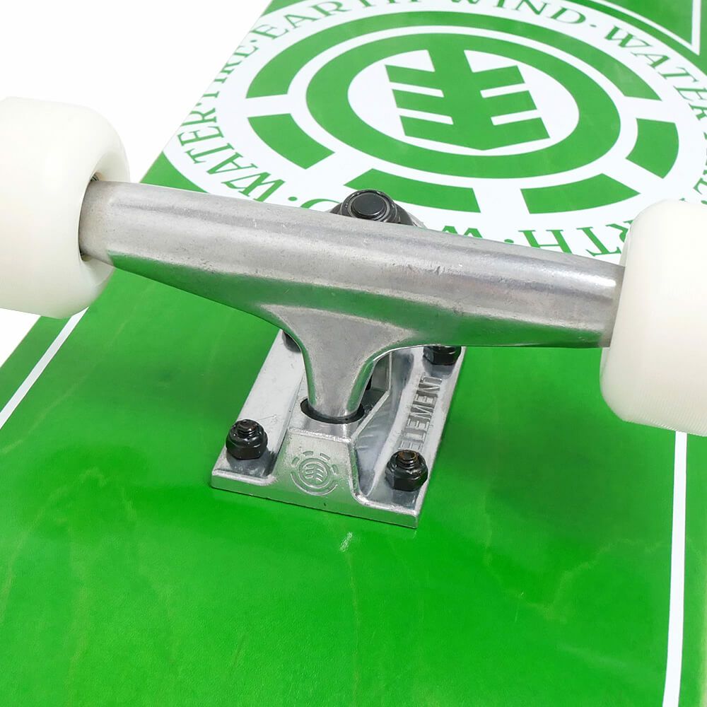 防水ケース付き ELEMENT エレメント コンプリートセット スケートボード完成品 SEAL JAPAN GREEN 8.0 スケートボード スケボー　2