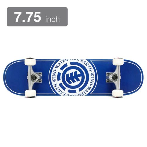 防水ケース付き ELEMENT エレメント コンプリートセット スケートボード完成品 SEAL JAPAN BLUE 7.75 スケートボード スケボー