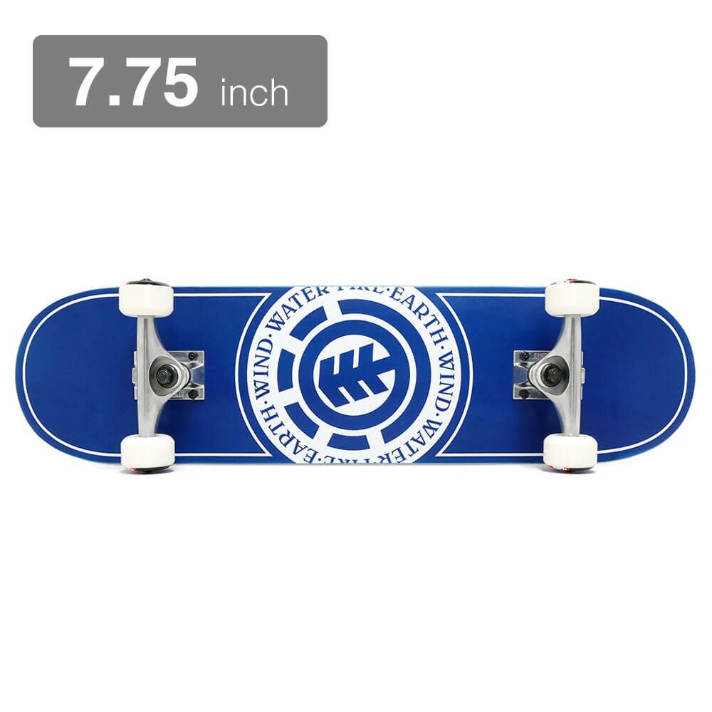 防水ケース付き ELEMENT エレメント コンプリートセット スケートボード完成品 SEAL JAPAN BLUE 7.75 スケートボード スケボー