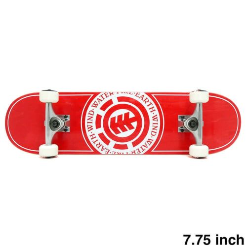 防水ケース付き ELEMENT エレメント コンプリートセット スケートボード完成品 SEAL JAPAN RED 7.75 スケートボード スケボー