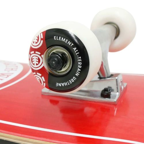 防水ケース付き ELEMENT エレメント コンプリートセット スケートボード完成品 SEAL JAPAN RED 7.75 スケートボード スケボー　1