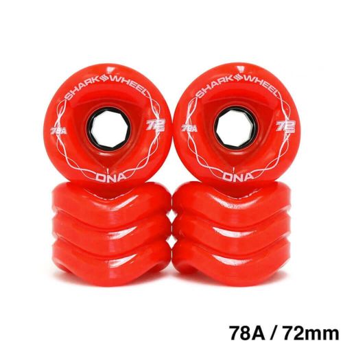 SHARK WHEEL シャークウィール ソフトウィール（クルーザー） DNA（78A） RED 72mm スケートボード スケボー
