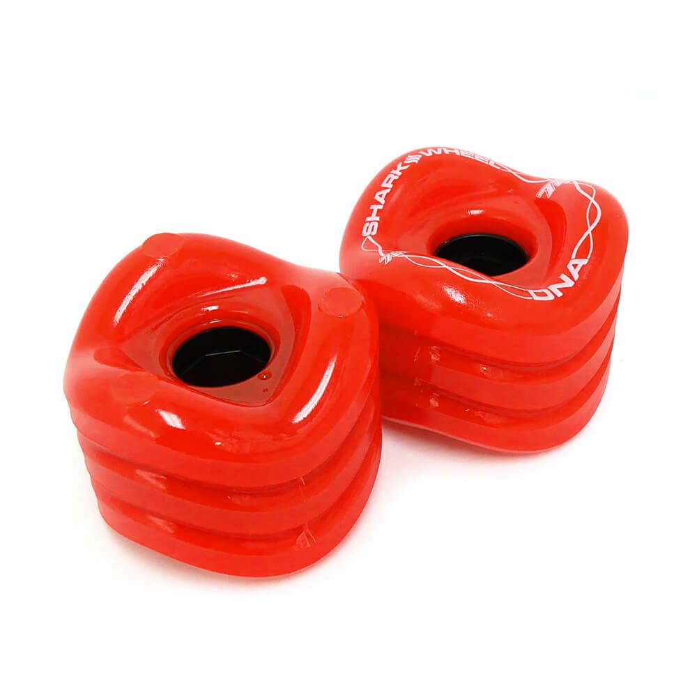 SHARK WHEEL シャークウィール ソフトウィール（クルーザー） DNA（78A） RED 72mm スケートボード スケボー 1