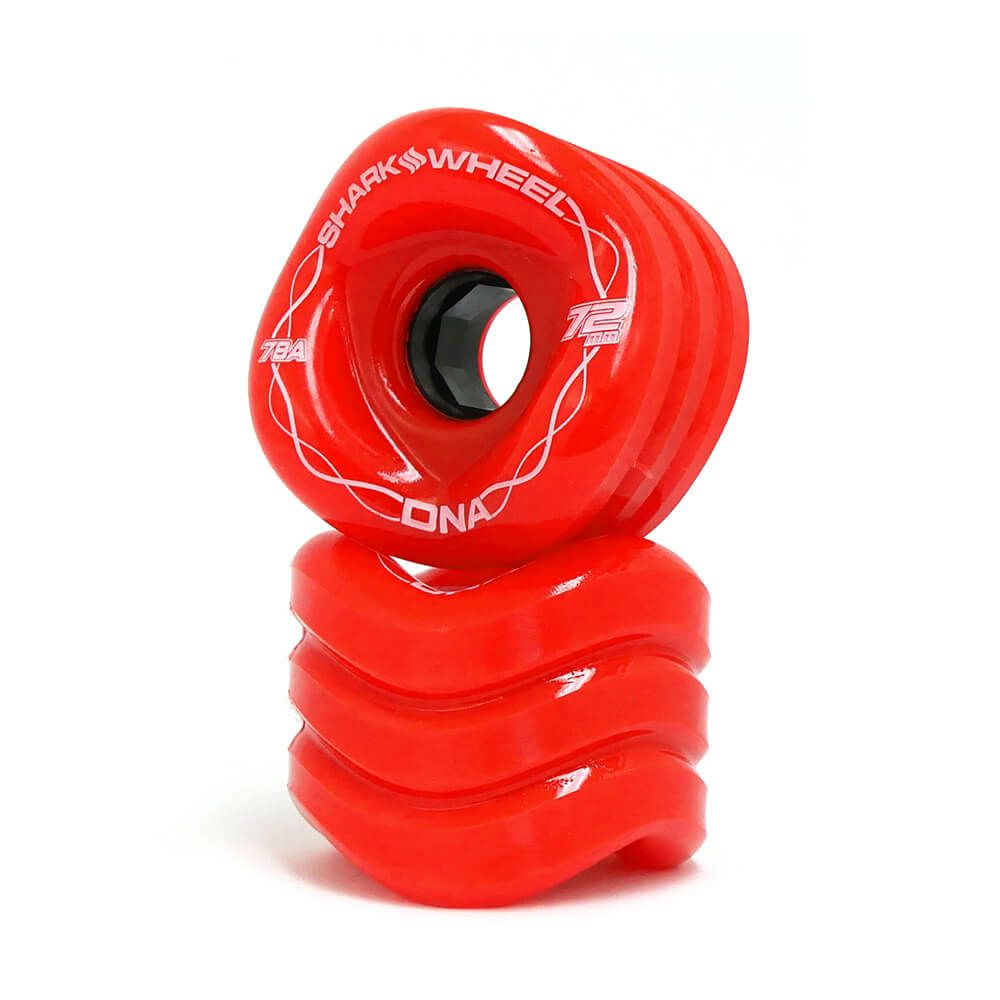 SHARK WHEEL シャークウィール ソフトウィール（クルーザー） DNA（78A） RED 72mm スケートボード スケボー 2