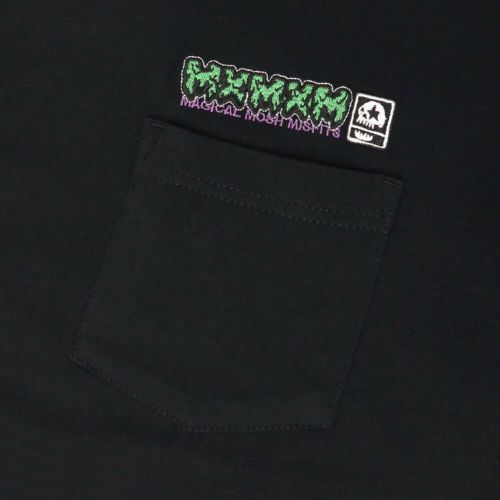 MAGICAL MOSH MISFITS T-SHIRT マジカルモッシュミスフィッツ Tシャツ MxMxM POCKET BLACK スケートボード スケボー 1