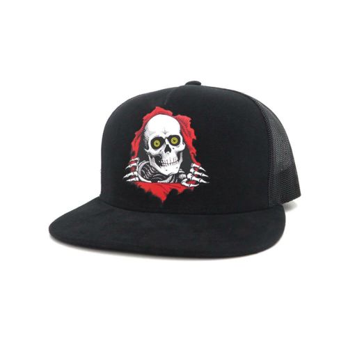 POWELL PERALTA MESH CAP パウエルペラルタ メッシュキャップ RIPPER TRUCKER BLACK スケートボード スケボー 