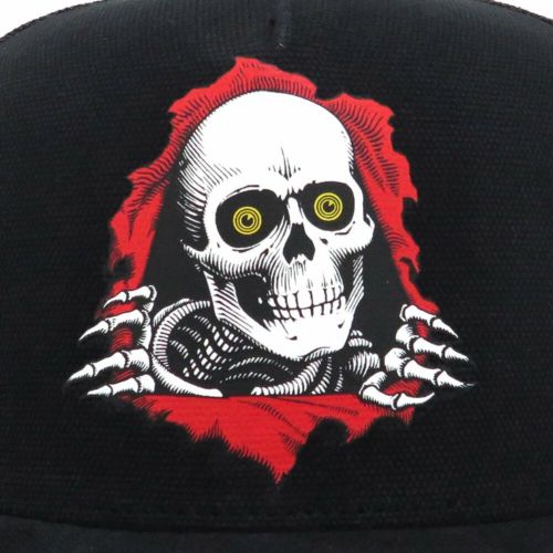 POWELL PERALTA MESH CAP パウエルペラルタ メッシュキャップ RIPPER TRUCKER BLACK スケートボード スケボー 4