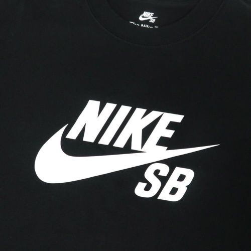 NIKE SB T-SHIRT ナイキSB Tシャツ CV7540 LOGO BLACK/WHITE CV7540-010 スケートボード スケボー 1