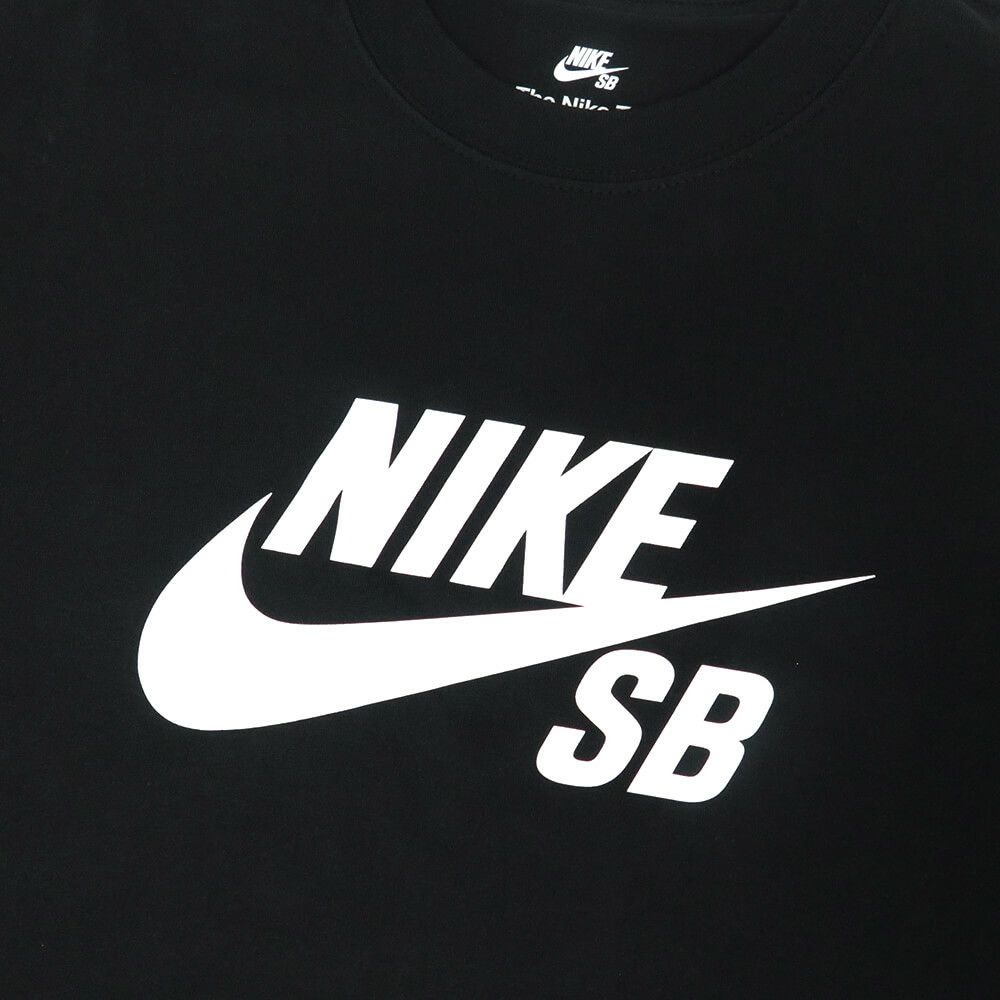 NIKE SB T-SHIRT ナイキSB Tシャツ CV7540 LOGO BLACK/WHITE CV7540-010 スケートボード スケボー 1
