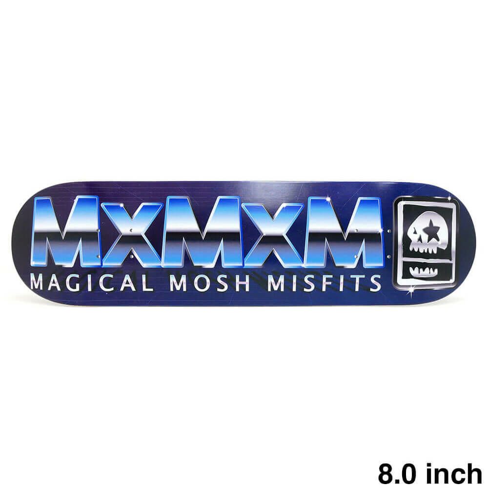 MAGICAL MOSH MISFITS DECK マジカルモッシュミスフィッツ デッキ TEAM MxMxM CYBER BLUE 8.0 スケートボード スケボー