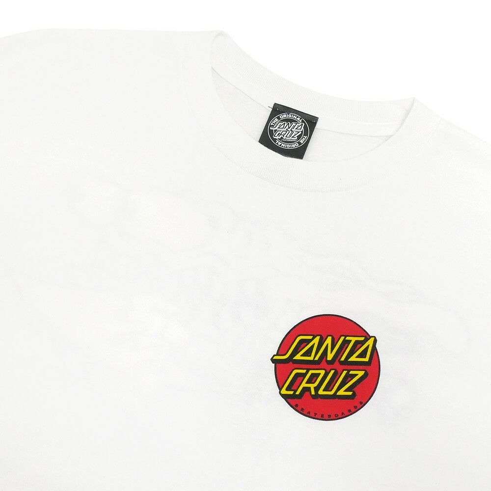 SANTA CRUZ T-SHIRT サンタクルーズ Tシャツ MEEK SLASHER WHITE スケートボード スケボー 2