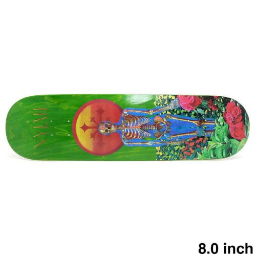 DISORDER DECK ディスオーダー デッキ NYJAH HUSTON GARDEN GREEN STAIN 8.0 スケートボード スケボー