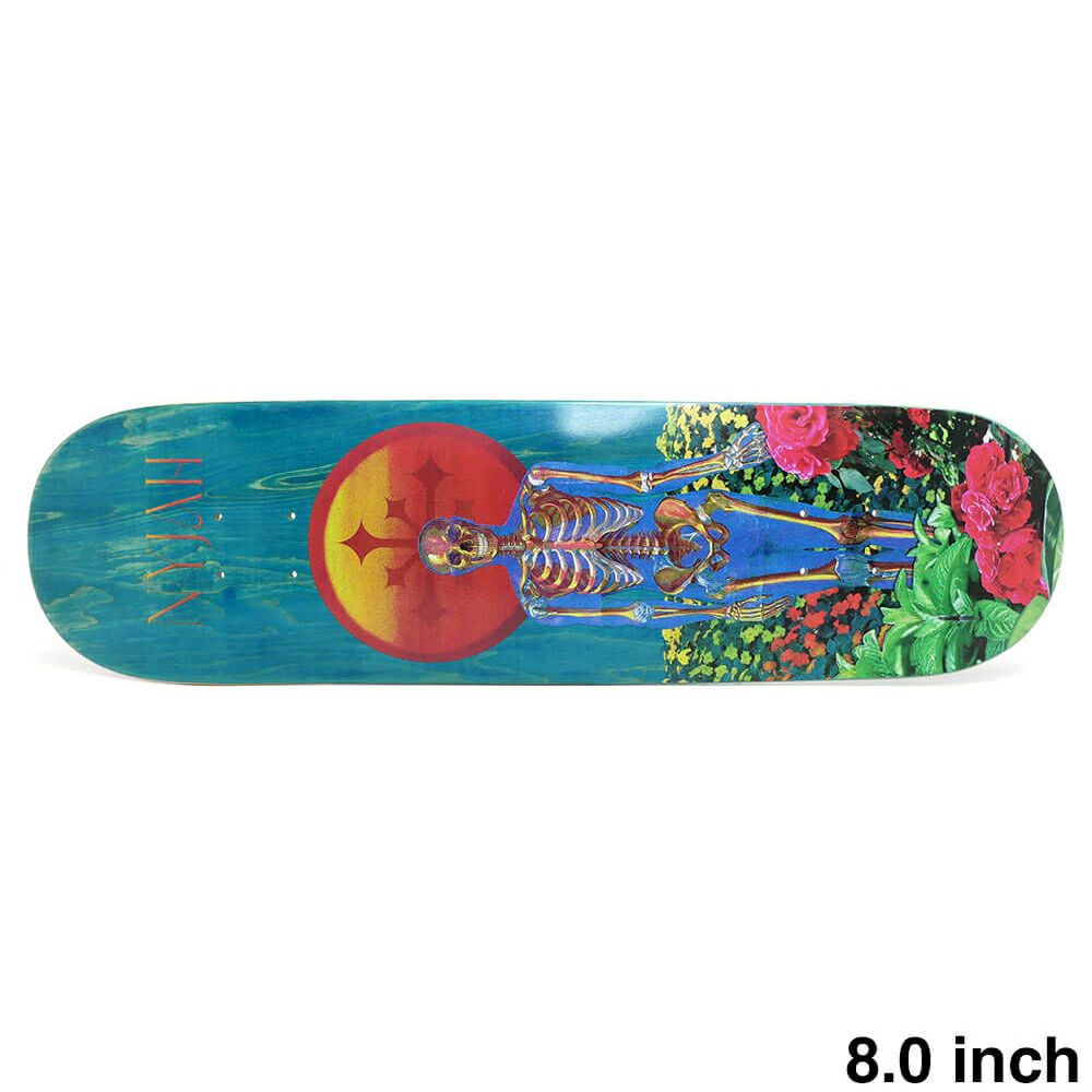 DISORDER DECK ディスオーダー デッキ NYJAH HUSTON GARDEN EMERALD STAIN 8.0 スケートボード スケボー