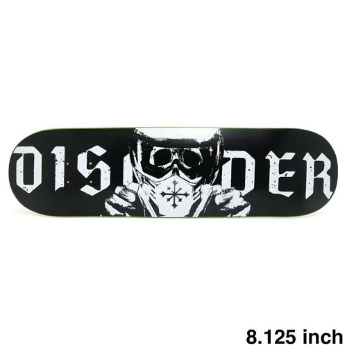 DISORDER DECK ディスオーダー デッキ TEAM MOTORHEAD BLACK 8.125 スケートボード スケボー