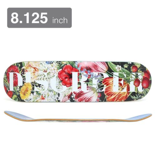 DISORDER DECK ディスオーダー デッキ TEAM DISORDER FLORAL LOGO 8.125 スケートボード スケボー