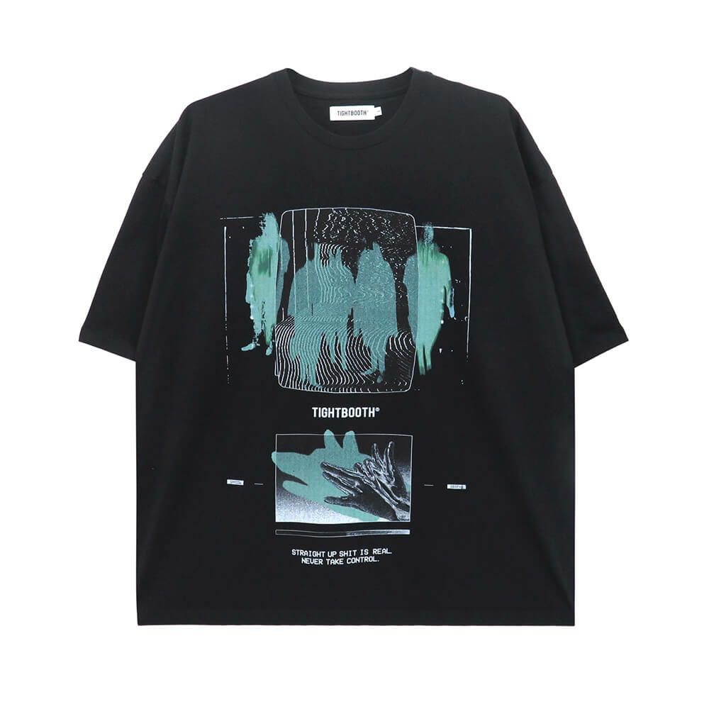 TIGHTBOOTH（TBPR）T-SHIRT タイトブース Tシャツ SHADOW BLACK スケートボード スケボー 