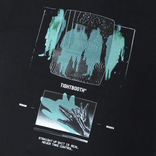 TIGHTBOOTH（TBPR）T-SHIRT タイトブース Tシャツ SHADOW BLACK スケートボード スケボー 1