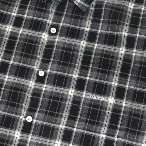 TIGHTBOOTH（TBPR） LONG SLEEVE タイトブース 長袖シャツ PLAID BLACK スケートボード スケボー 1