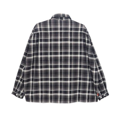 TIGHTBOOTH（TBPR） LONG SLEEVE タイトブース 長袖シャツ PLAID BLACK スケートボード スケボー 4