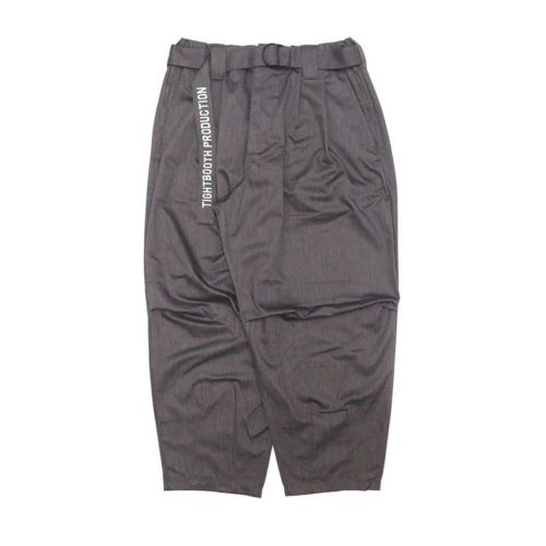 TIGHTBOOTH（TBPR） PANTS タイトブース パンツ ジーンズ HERRINGBONE BALLOON CHARCOAL スケートボード スケボー 